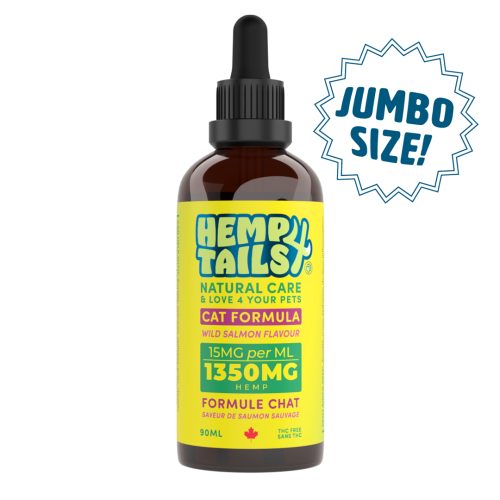 Hemp4Tails Cat Formula Tinctures 90ml Jumbo Salmon