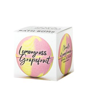 Hemp and Body Co Lemongrass Grapefruit Bath Bomb Non CBD